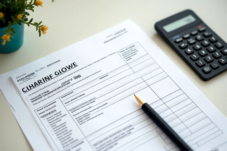 A detailed cleaning quote document with a calculator and pen, emphasizing transparency.